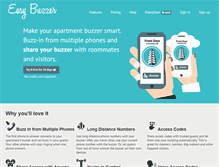 Tablet Screenshot of easybuzzer.com